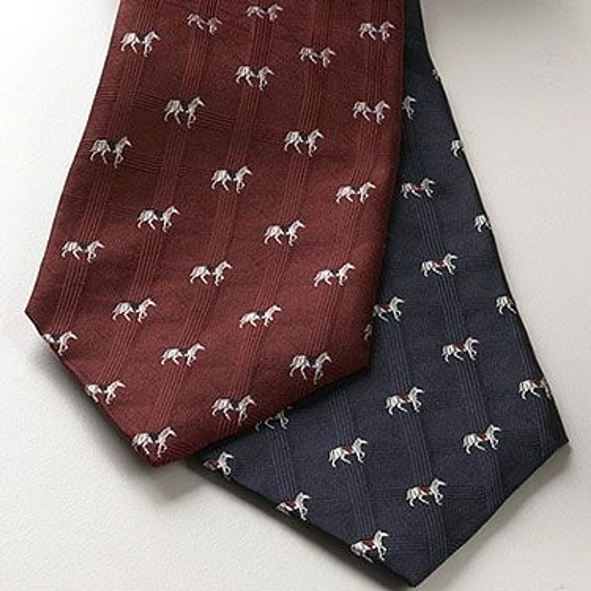 Essex Classics Mens Equestrian Silk Necktie