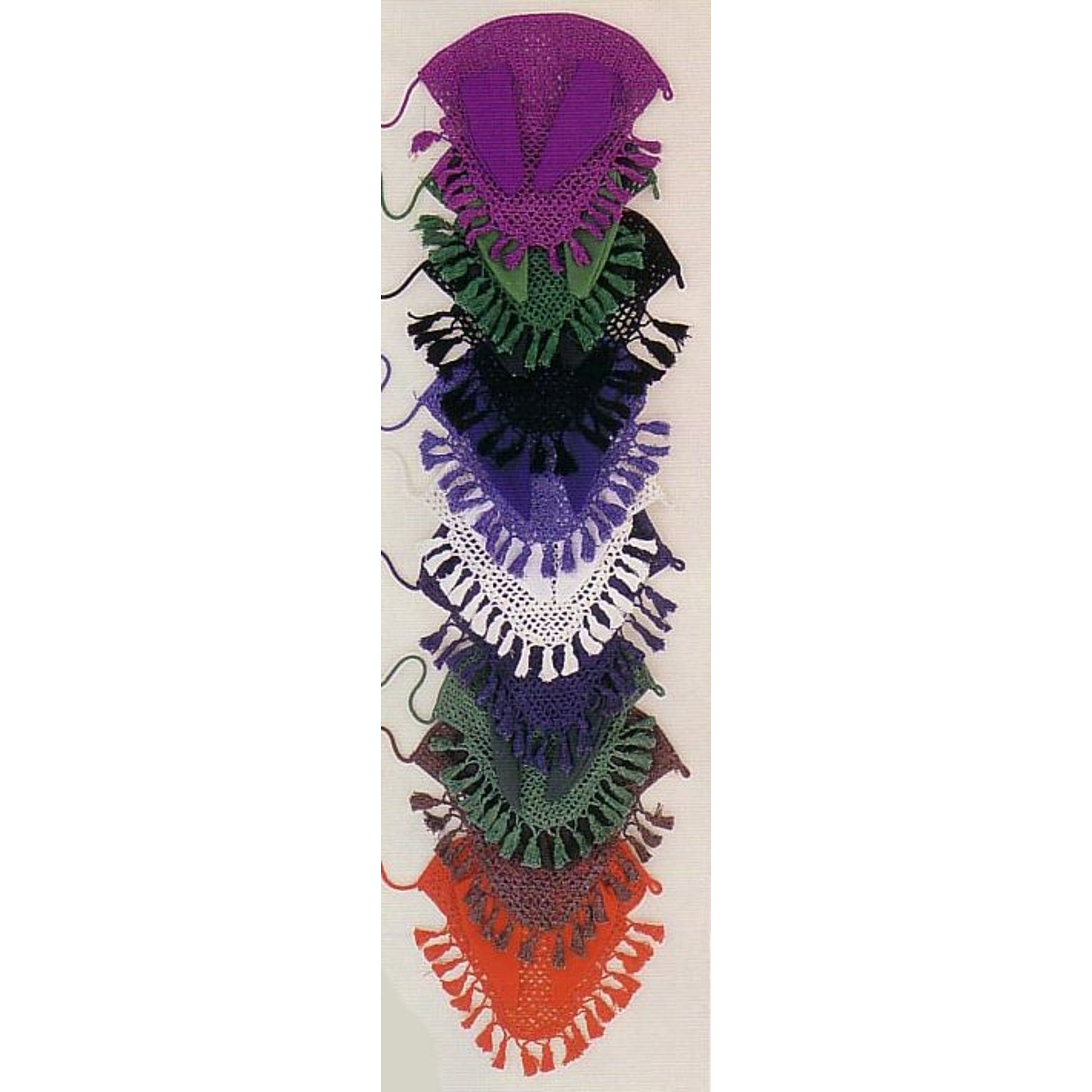 Horse Fare Crochet Ear Net with Tassels