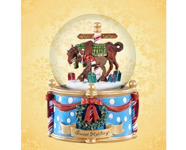 Breyer Sweet Holiday Musical Globe 2014