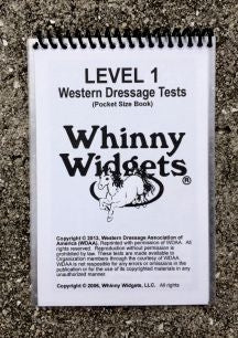 Whinny Widgets 2015 Western Dressage Test Book - Level 1