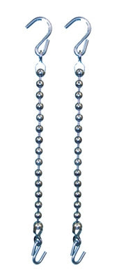 Rein Chain With Balls Stainless Steel Hooks Brn