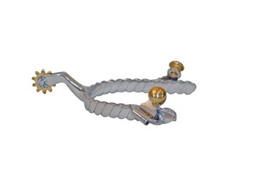 Stainless Steel Roping Spur Twisted Wire Band Br