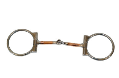 Western Sweet Iron D-Ring Snaffle Bit