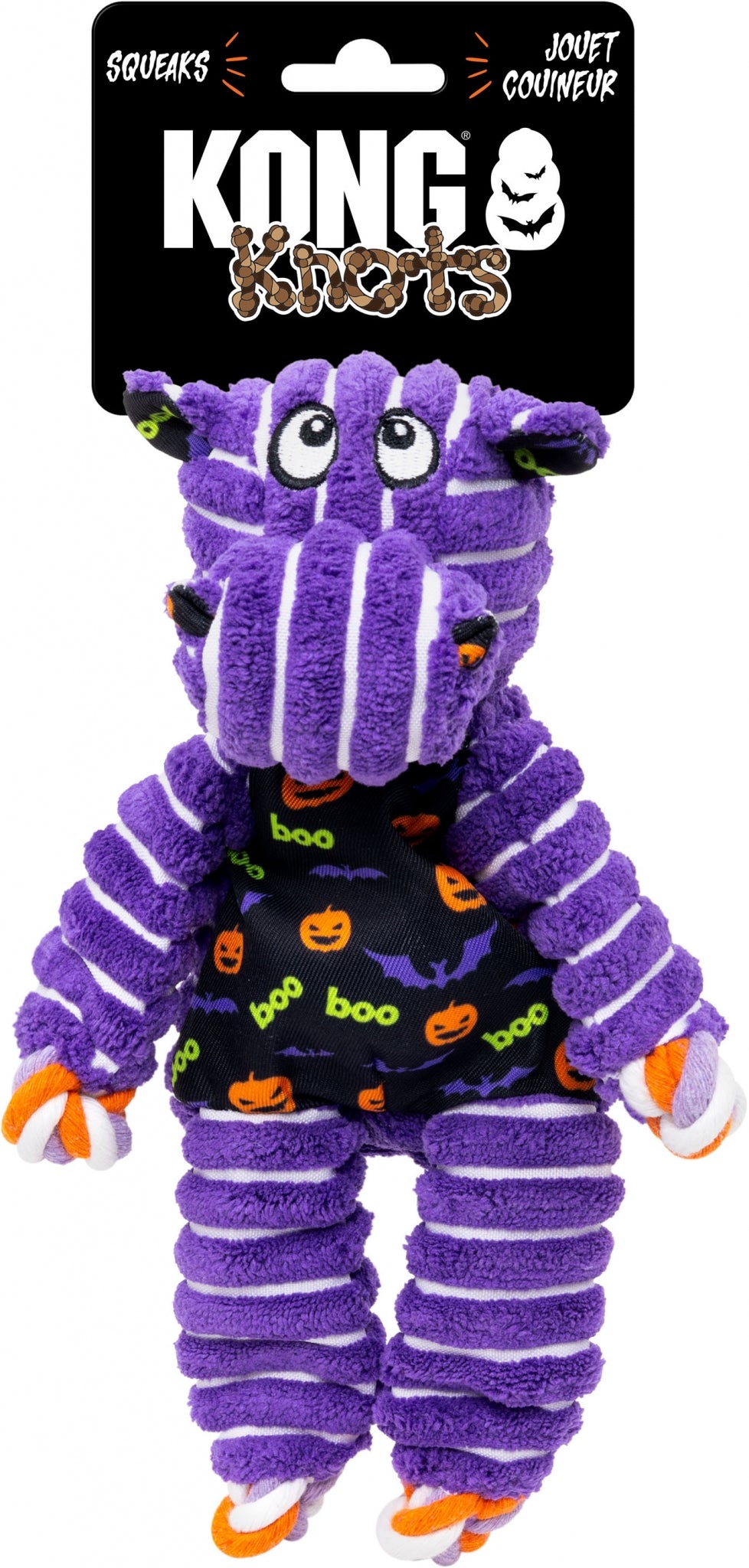Kong Halloween Floppy Knots Hippo