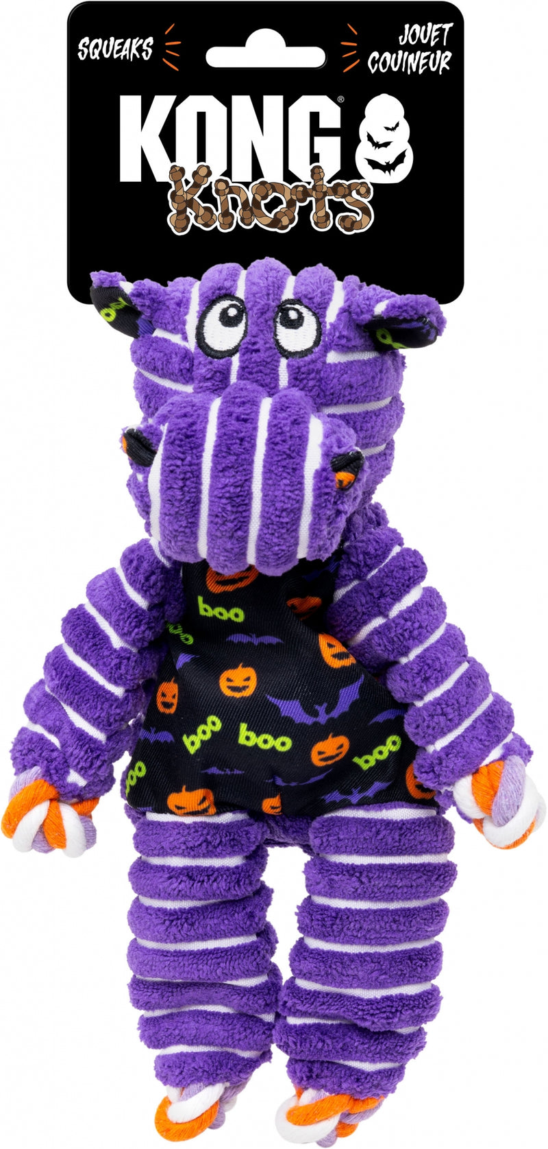 Kong Halloween Floppy Knots Hippo