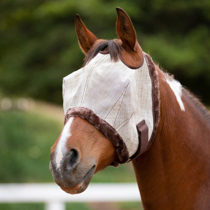 Kensington Fly Mask with Fleece Trim