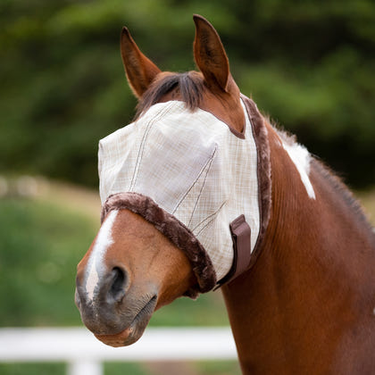 Kensington Fly Mask with Fleece Trim