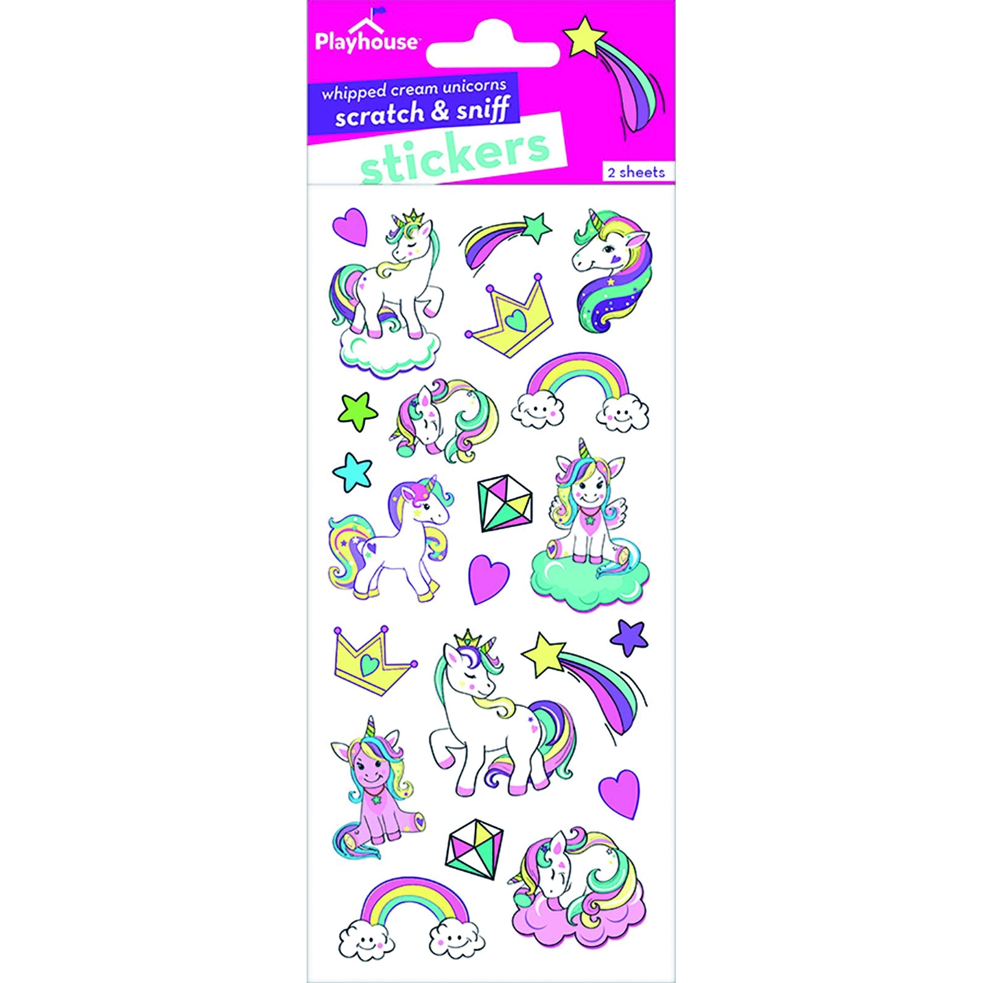 Kelley Unicorn Scratch & Sniff Stickers Whipped Cr