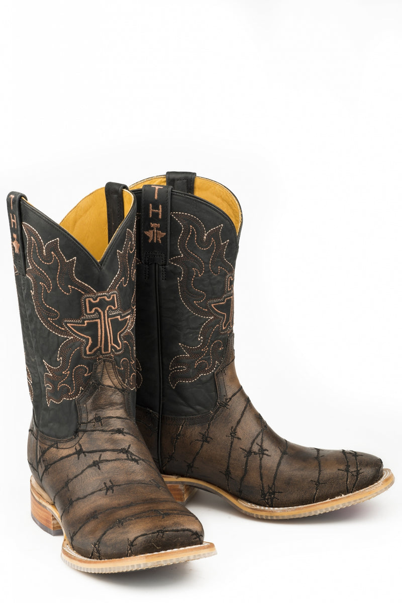 Tin Haul Mens Square Toe Keep Out Boots