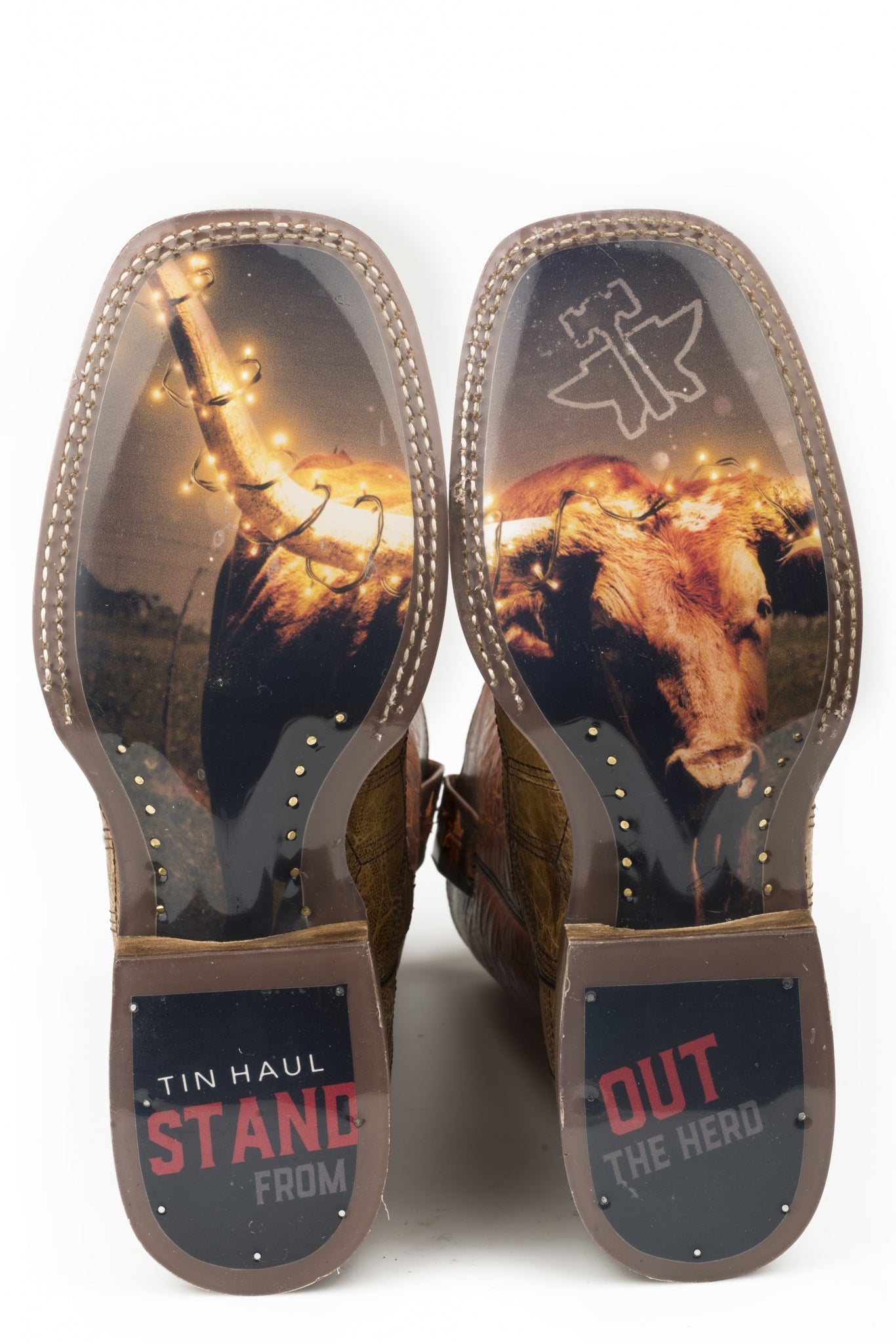 Tin Haul Mens Square Toe Keep Out Boots