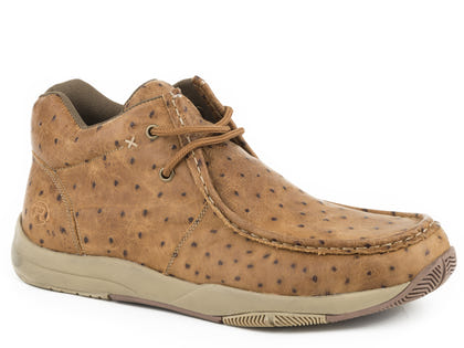 Roper Mens Vintage Ostrich Chukka Shoes