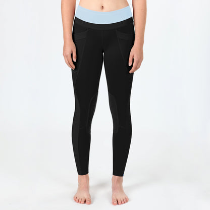 Irideon Ladies Synergy Tights Large Black/Energy B