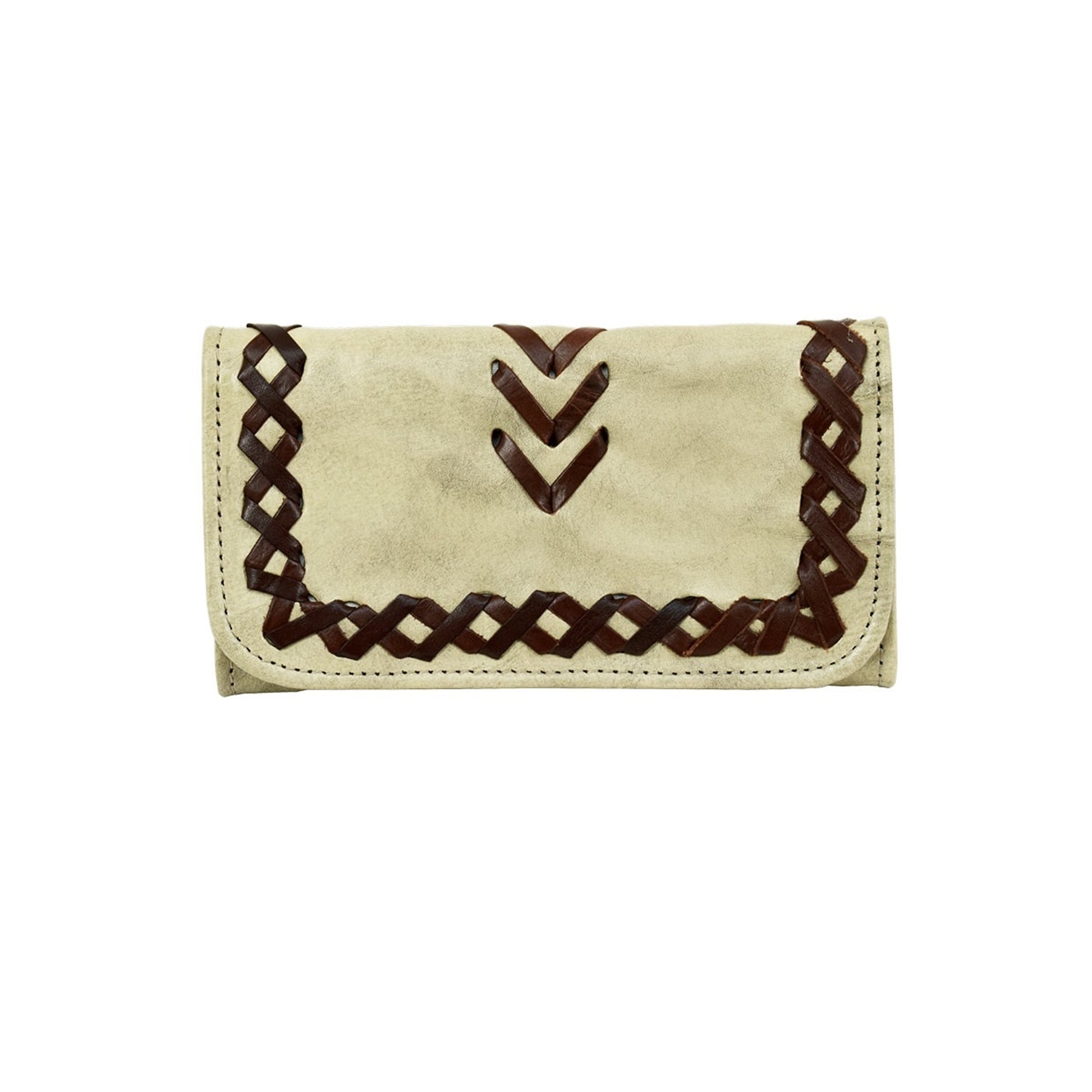 American West Ladies Wood River Tri-Fold Wallet