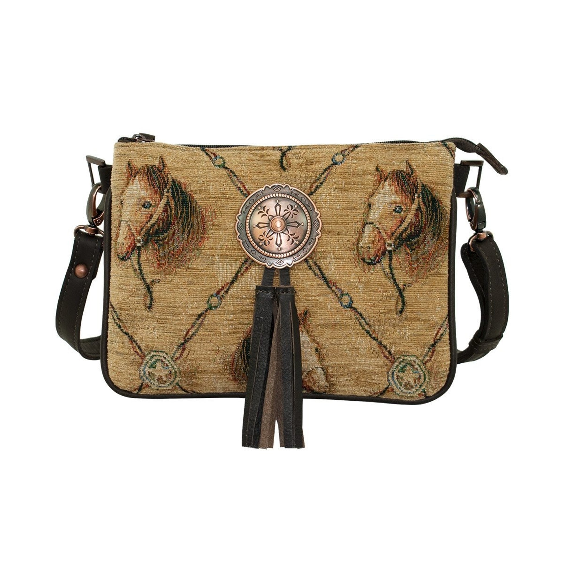 American West Bits and Bridle Multi-Compartment Crossbody