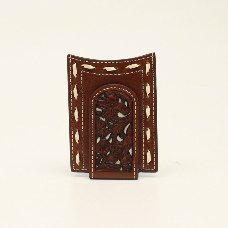 Nocona Mens Money Clip Card Case