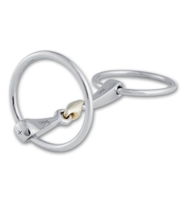 Stubben STEELtec 2 in 1 Loose Ring Snaffle Bit