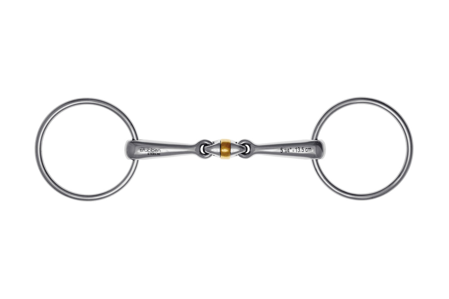 Stubben Non-Stocking Easy Control Soft Roll Double Broken Bit