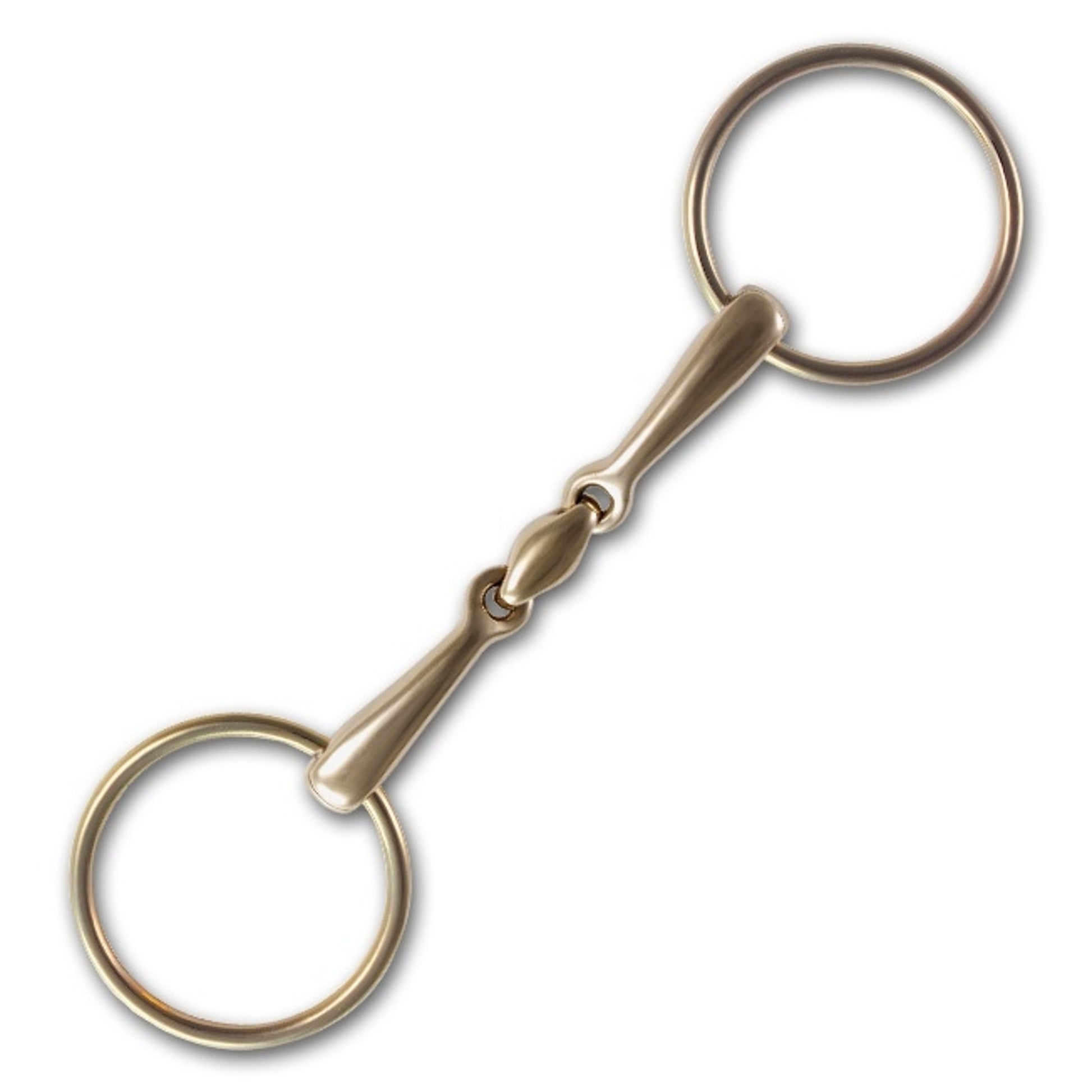 Stubben Steeltec Golden Ring Loose Ring Snaffle Bit