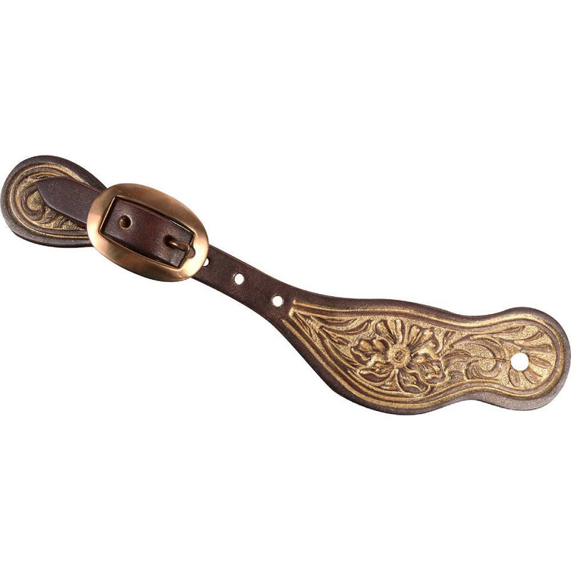 Martin Saddlery Alpine Spur Strap with Gold Wash