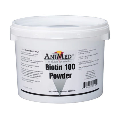 AniMed Biotin 100 Powder Supplement