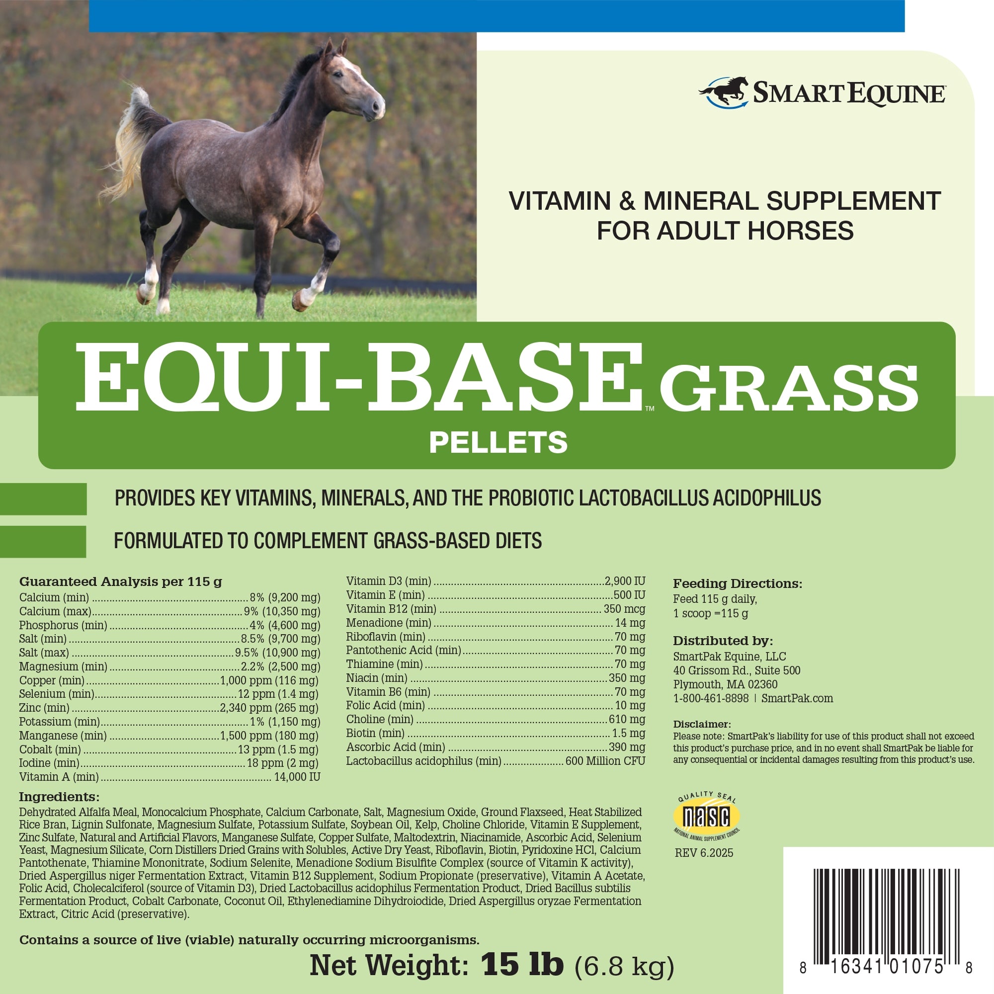 SmartEquine Equi-Base Grass Pellets