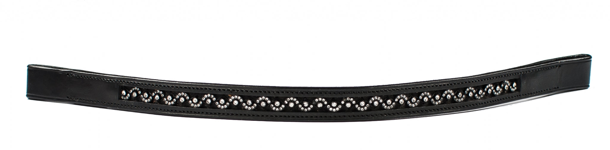 HK Americana Winding Crystal Browband- 3/4 Inch Wide