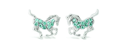 Kelley Kids Galloping Horse Earrings