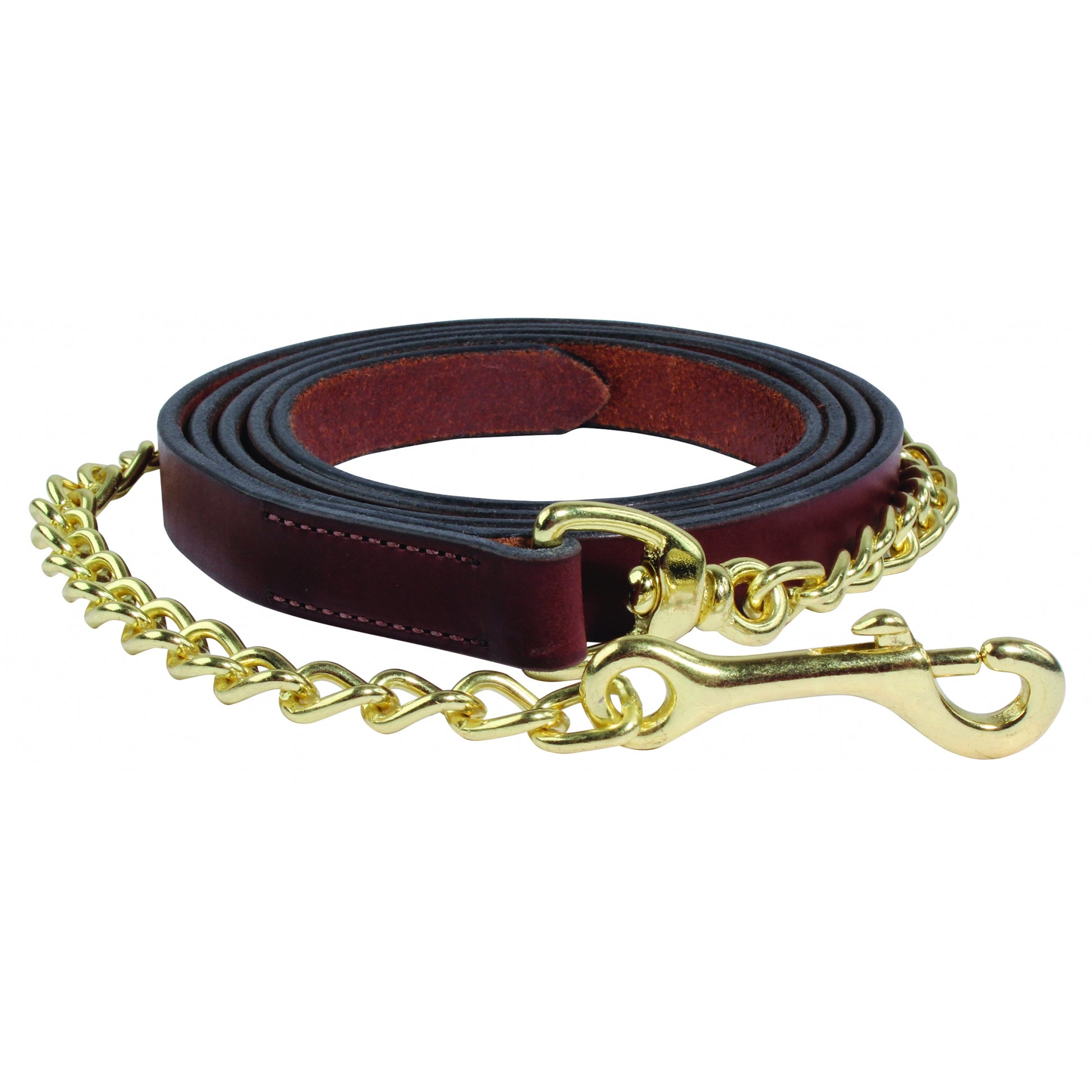 Schutz by Professionals Choice Classic Leather Lead with 30" Chain