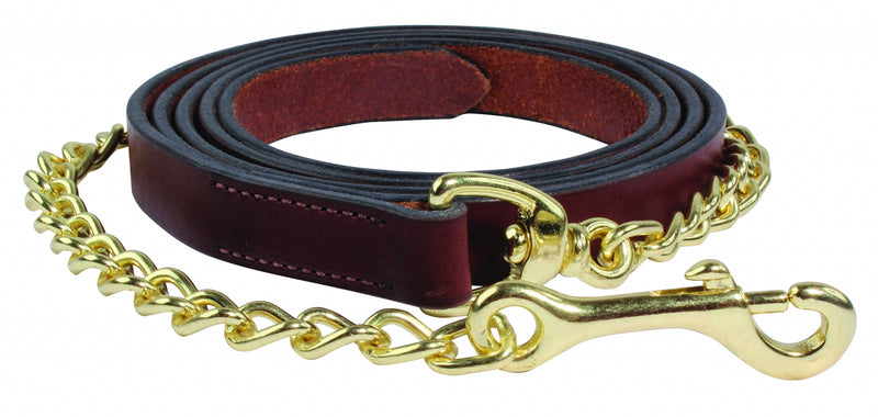 Schutz by Professionals Choice Classic Leather Lead with 30" Chain