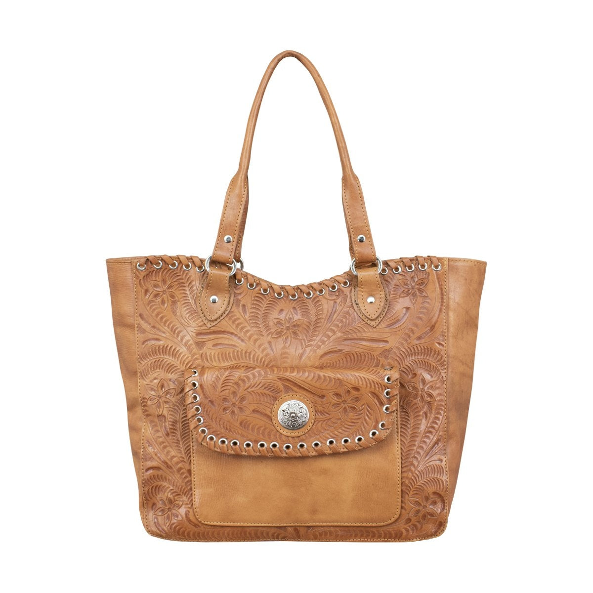 American West Harvest Moon Collection Large Conceal Carry Zip Top Tote