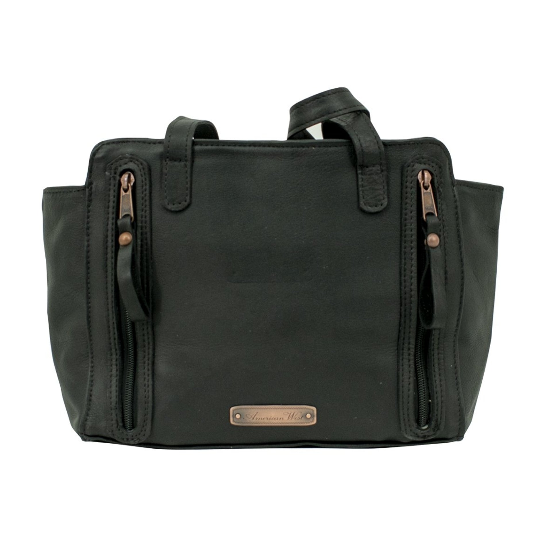 American West Midnight Copper Ultra Soft Conceal Carry Zip Top Tote