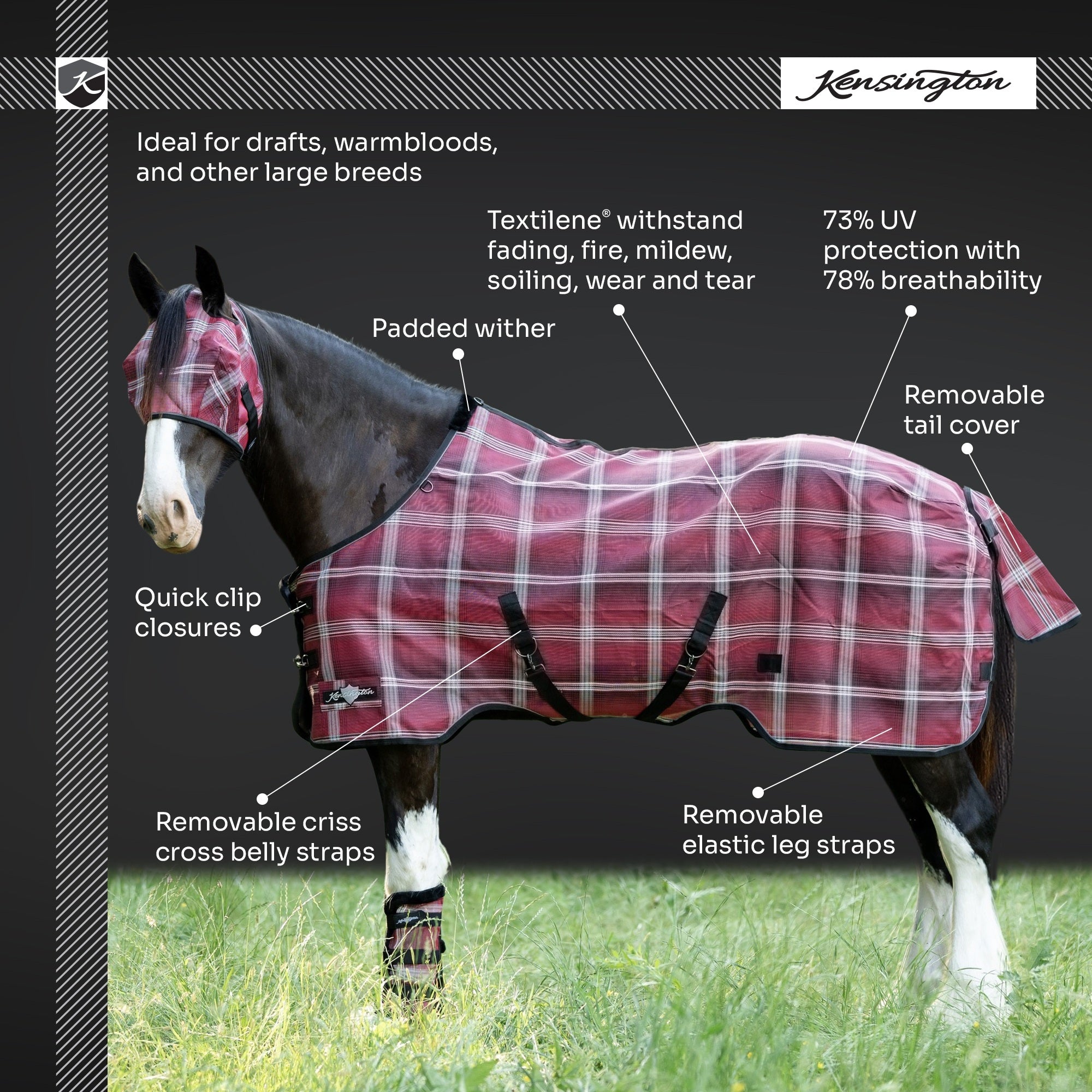 Kensington 73% UV Draft Protective Fly Sheet