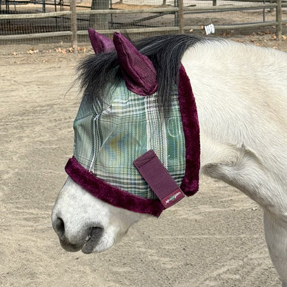Kensington Miniature Signature Fly Mask with Plush Fl