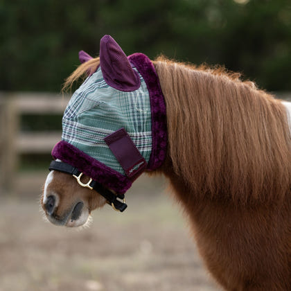 Kensington Miniature Signature Fly Mask with Plush Fl