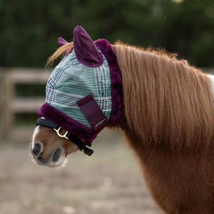 Kensington Miniature Signature Fly Mask with Plush Fl