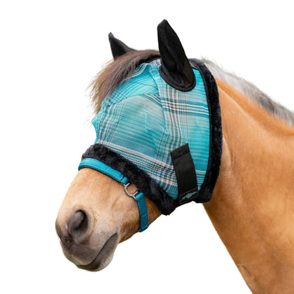 Kensington Pony Signature Fly Mask with Plush Fleece