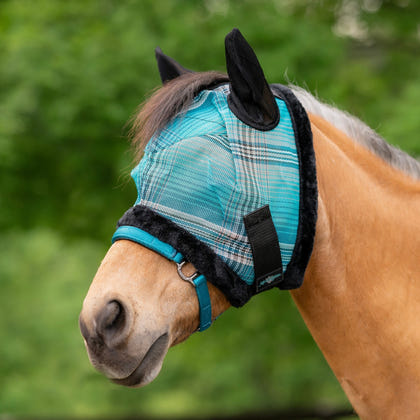 Kensington Pony Signature Fly Mask with Plush Fleece