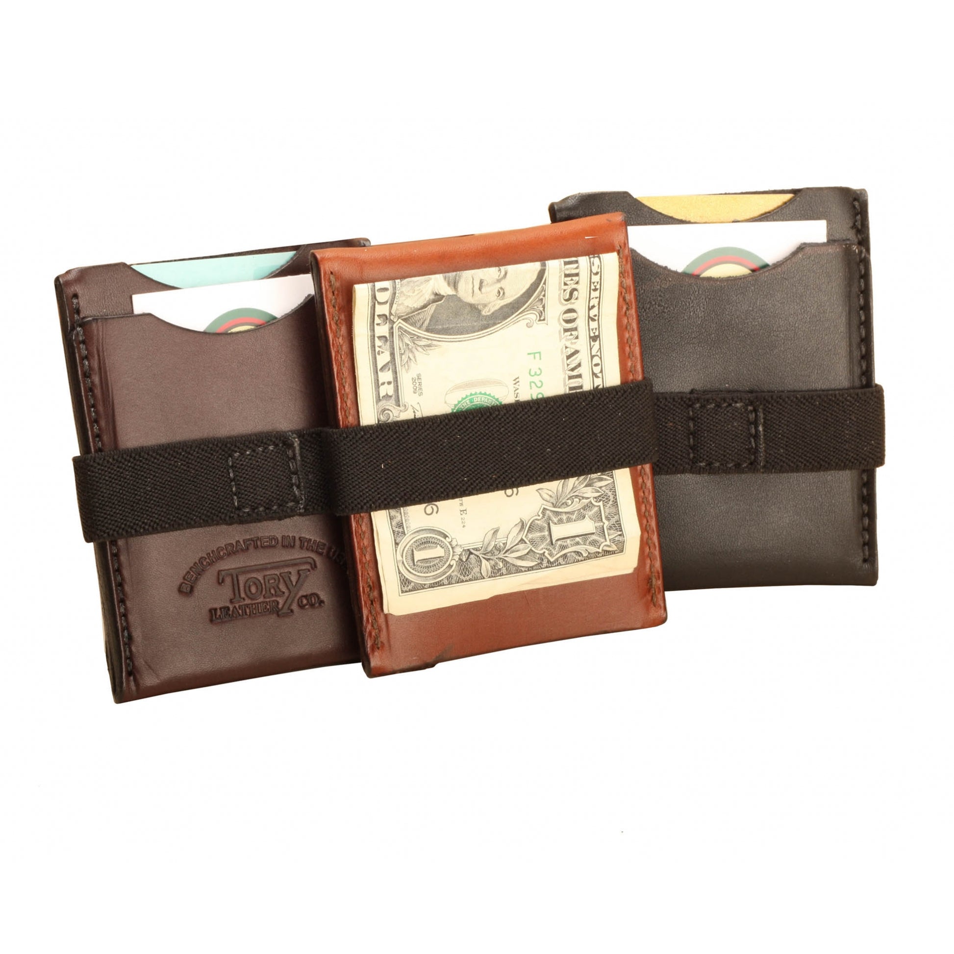 Tory Leather Bender Wallet Money Clip