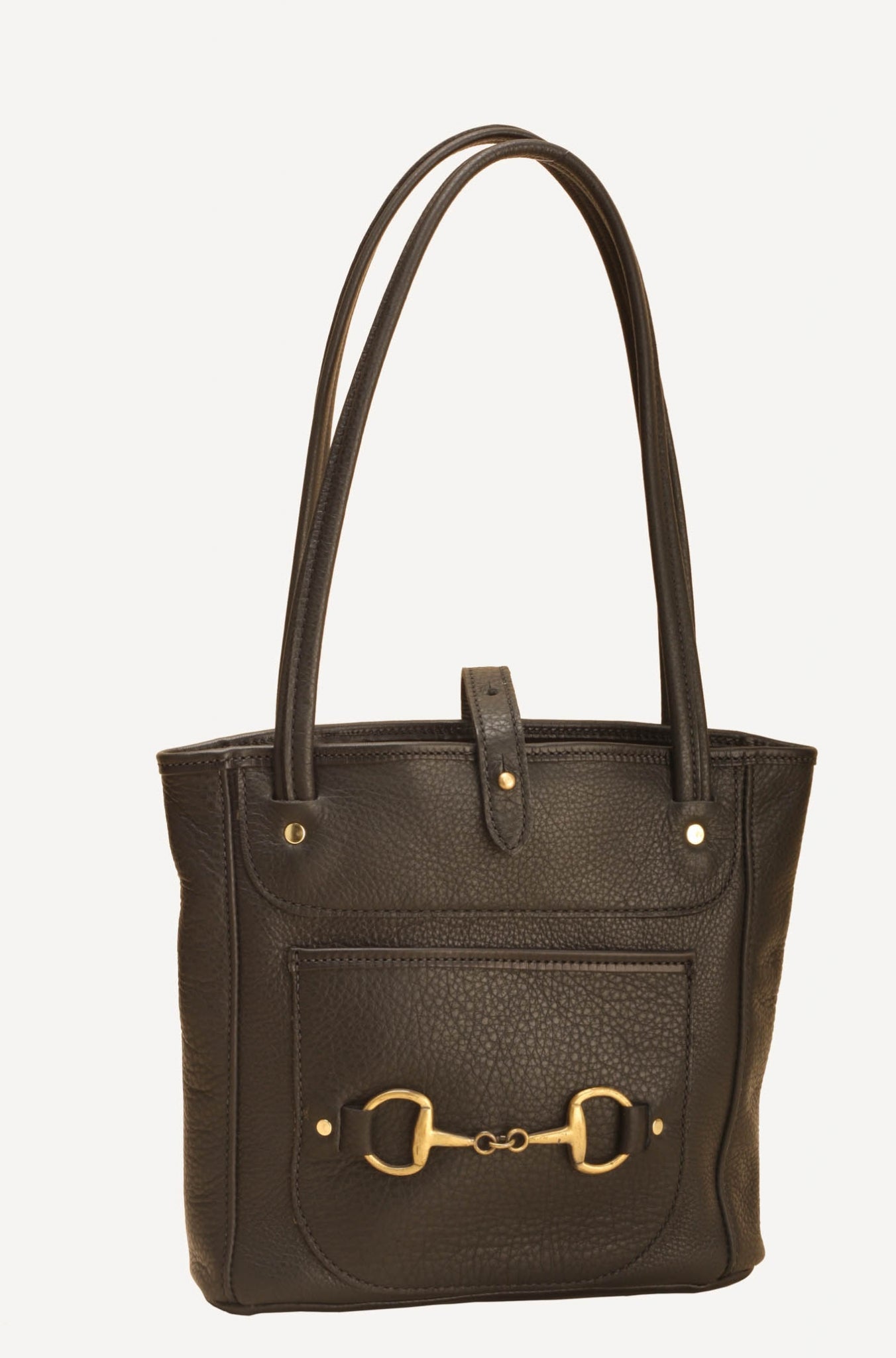 Tory Leather Small Carry All Bag with Bit