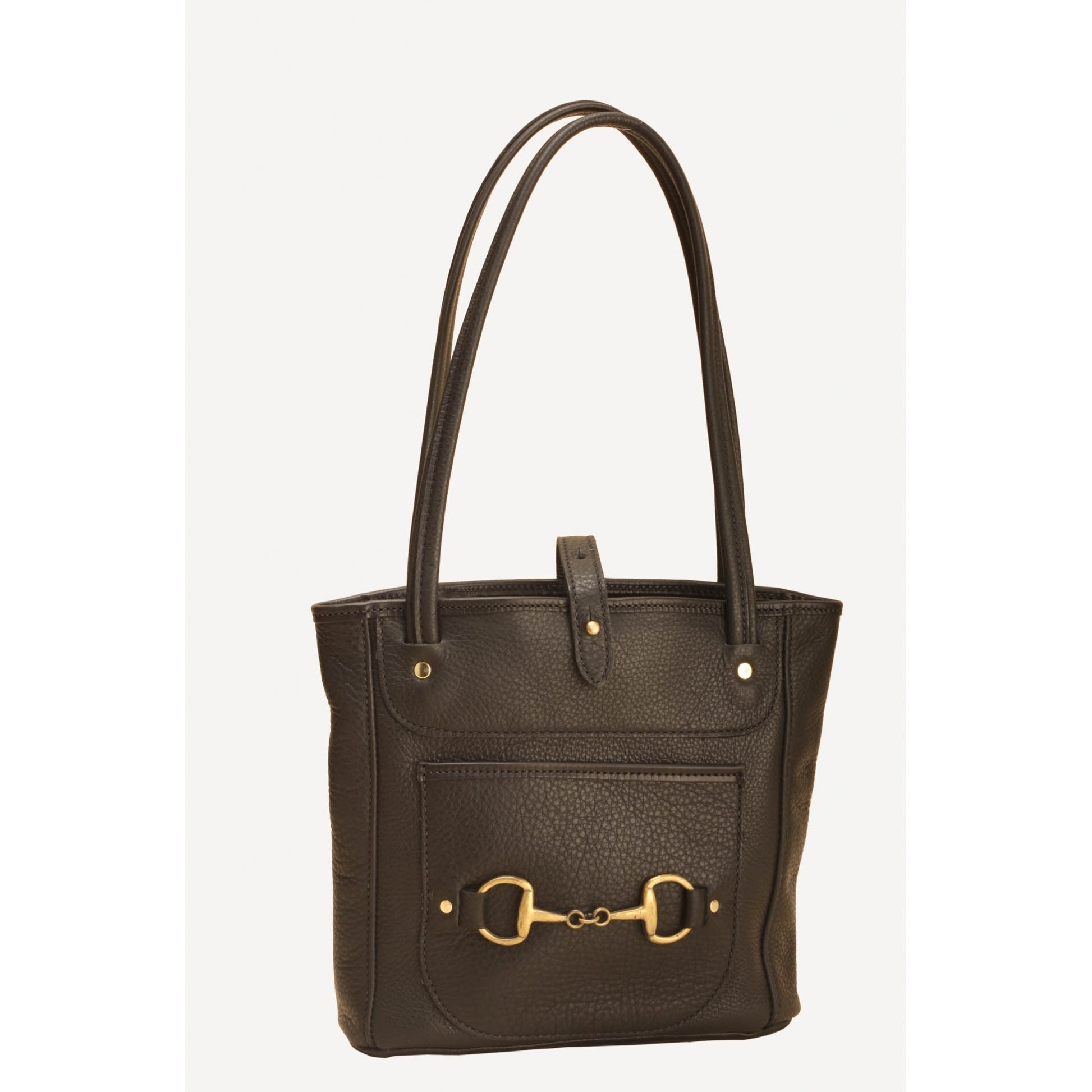 Tory Leather Small Carry All Bag with Bit