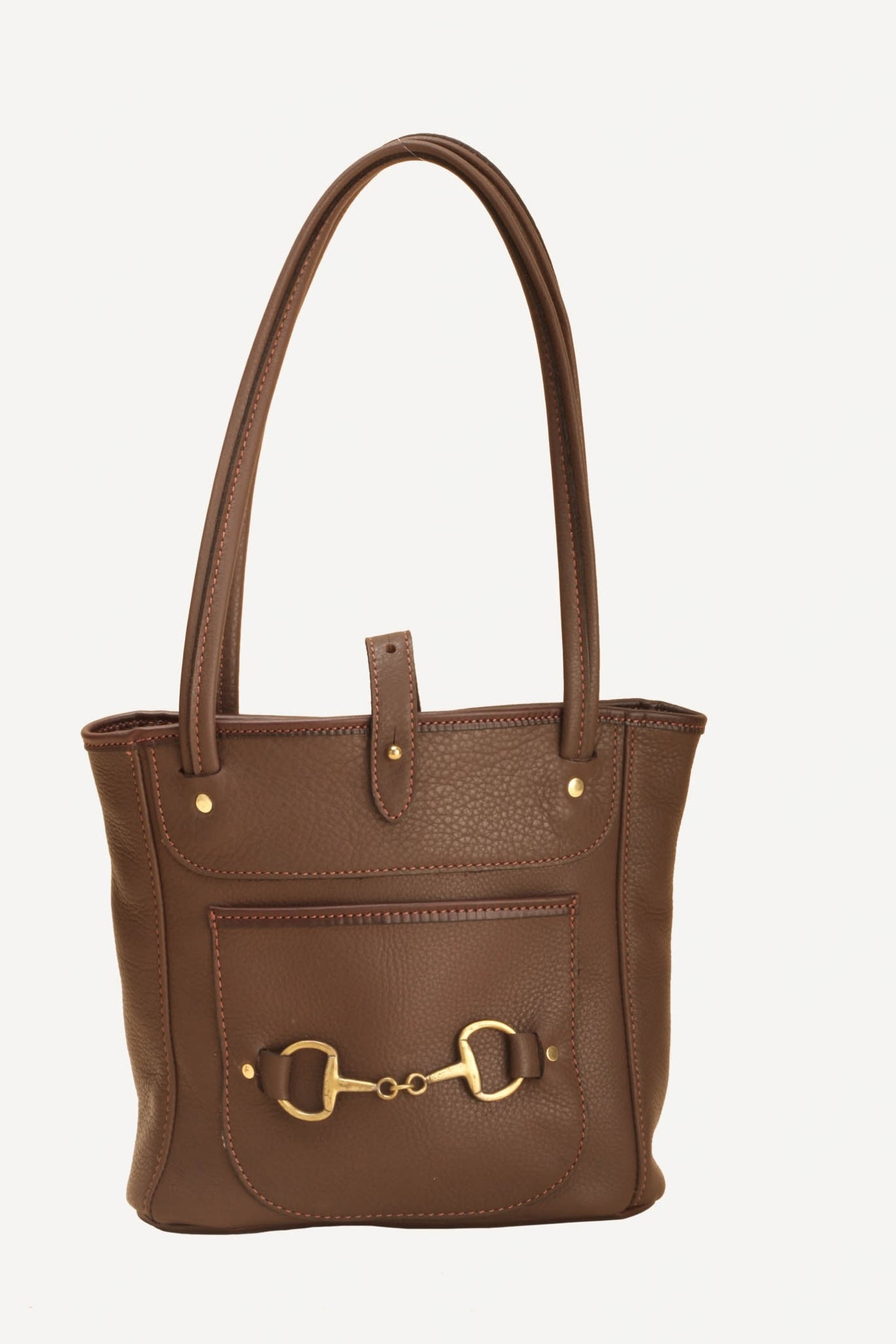 Tory Leather Small Carry All Bag with Bit