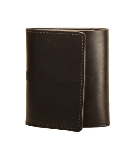 Tory Leather Trifold Wallet with Removable Card Window