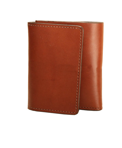 Tory Leather Trifold Wallet with Removable Card Window
