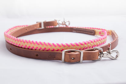 Tory Leather Waxed Laced Roping Reins