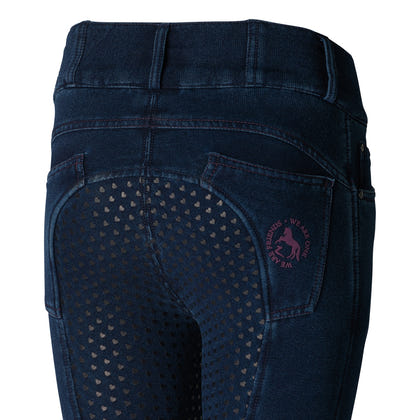 Horze Kids Kacy Denim Winter Full Seat Breeches