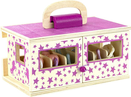 Breyer Unicorn Magic Wooden Carry Stable