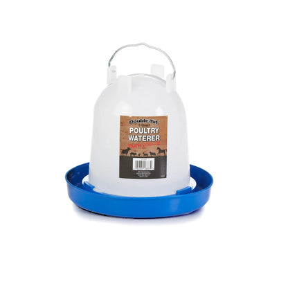 Double-Tuf Hanging Plastic Poultry Waterer