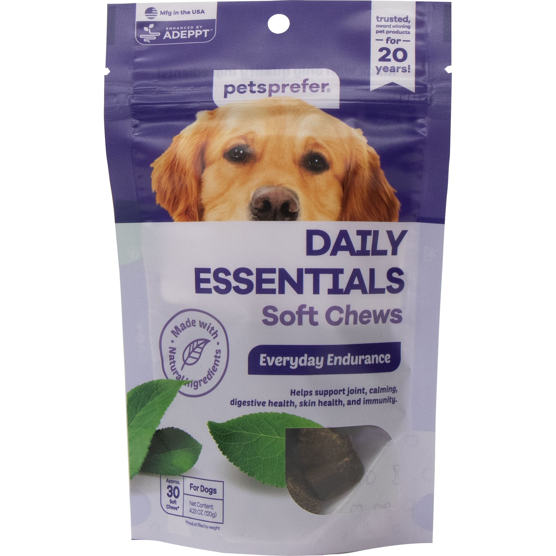 Pets Prefer Daily Essentials Chews For Dogs 30 Ct