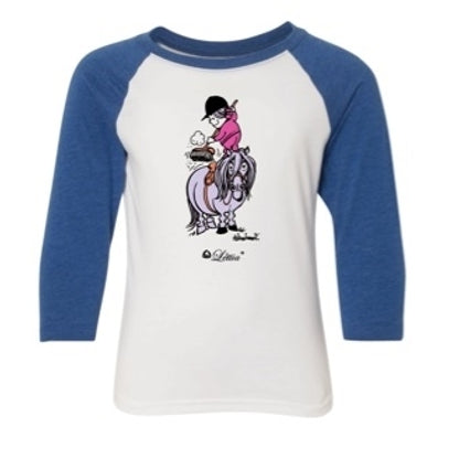 Thelwell Kids 100% Cotton Tee Shirt Small Sweep/Bl