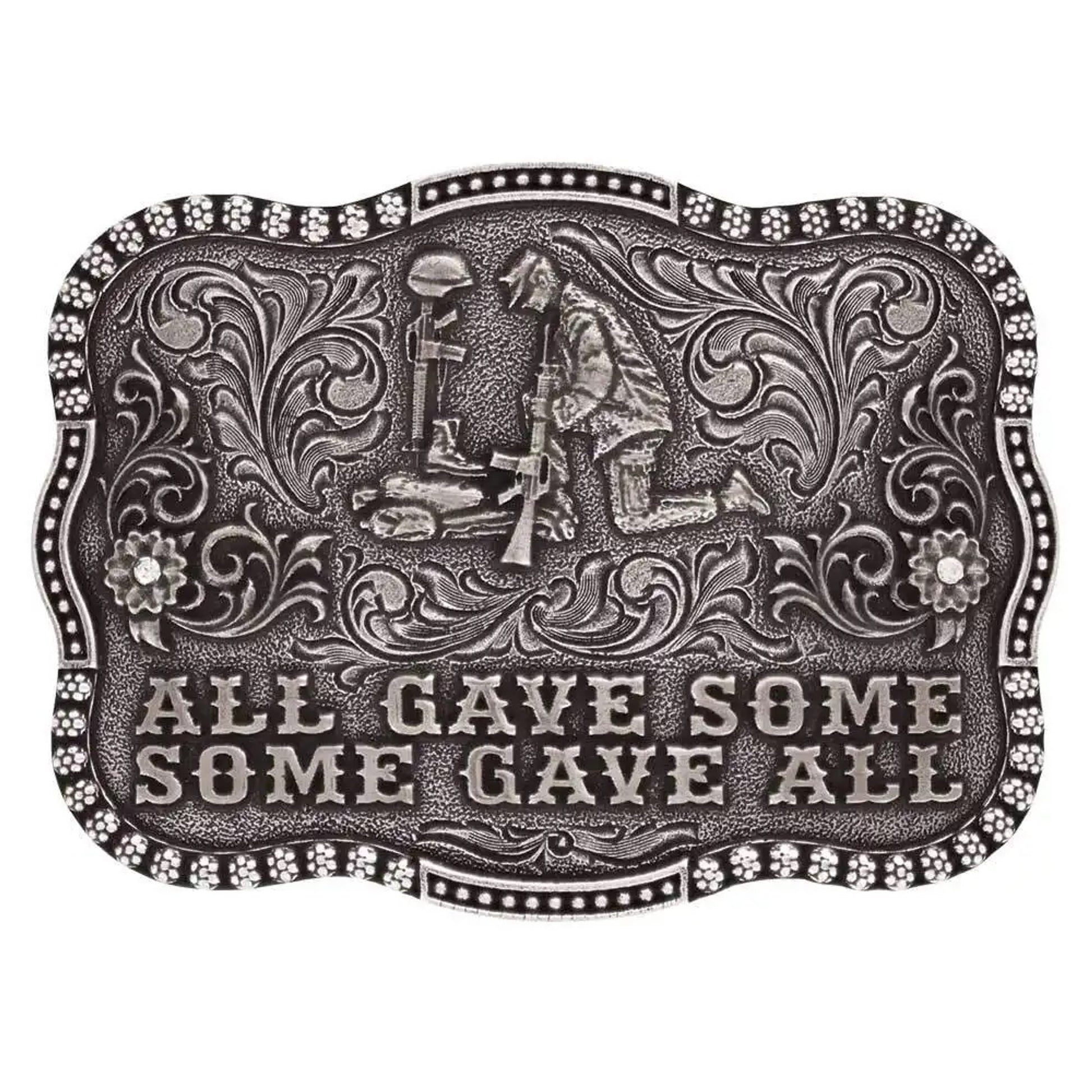 Montana Silversmiths All Gave Some Rememberance Attitude Buckle